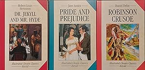 3 Classic Books - Book Lot - Illustrated Chosen Classics Retold