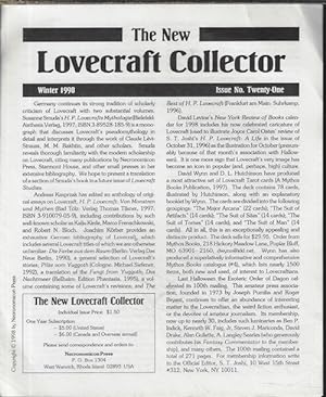 THE NEW LOVECRAFT COLLECTOR; No. Twenty-One (21), Winter 1998
