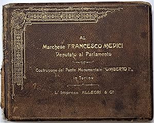 Important Historical Architectural Photo Album in Deluxe Presentation Binding) Costruzione Del Po...