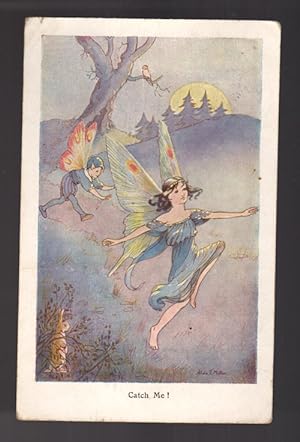 Catch Me Fairy Postcard