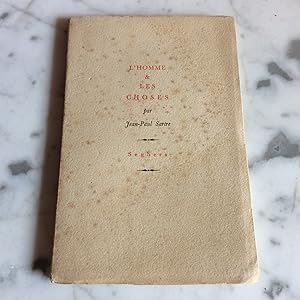 L' HOMME et les CHOSES édition originale numérotée ( Francis PONGE )