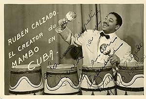 "Ruben CALZADO" ESA ES LA MONA / Carte-photo originale dédicacée 1950