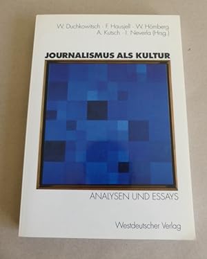 Journalismus als Kultur. Analysen und Essays.