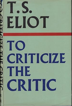 To Criticize the Critic