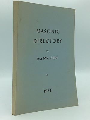 MASONIC DIRECTORY OF DAYTON, OHIO 1974