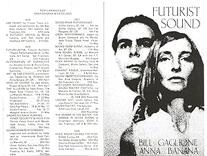 Bill Gaglione - Anna Banana : Futurist Sound Performance Program 12.10.1978