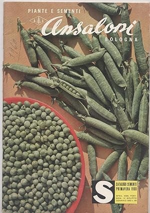 Ansaloni Catalogo piante-sementi 1960