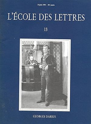 Revue L'Ecole des Lettres, n°13 de l'année 1995 : Georges Darien