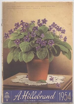 A. Hillebrand sementi Catalogo primavera 1954