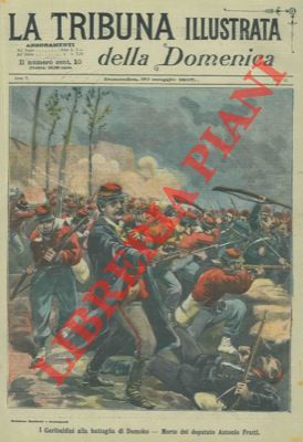 I Garibaldini alla battaglia di Domoko. Morte del deputato Antonio Fratti.