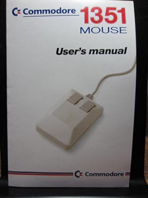 COMMODORE 1351 MOUSE - USER'S MANUAL