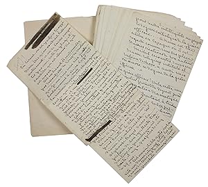 "Lupo Liverani". Autograph manuscript.