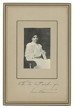 Signed Photographic Portrait of Anne Warner