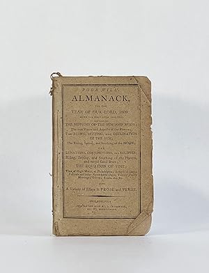 POOR WILL'S ALMANACK, FOR THE YEAR OF OUR LORD, 1809