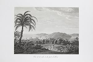 Vue de la ville et du port d'Ilhéos - Voyage au Brésil, Dans les années 1815, 1816 et 1817, par S...