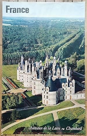 affiche - FRANCE - Châteaux de la Loire - CHAMBORD