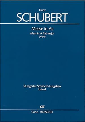 Messe in As / Mass in A flat major D678 (Vocal Score)