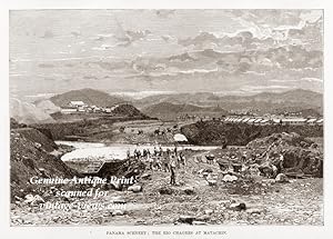 The Rio Chagres at Matachin in Panama,Antique Historical Print