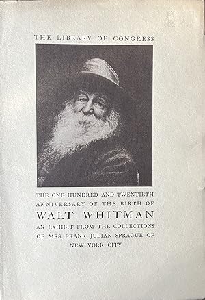 The One Hundred and Twentieth Anniversary of the Birth of Walt Whitman
