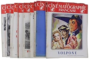 LA CINEMATOGRAPHIE FRANÇAISE - Année 1940 (20 numéros):