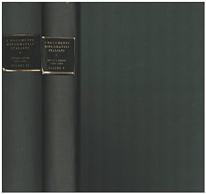 I documenti diplomatici Italiani ottava serie: 1935-1939 Vol. X-XI