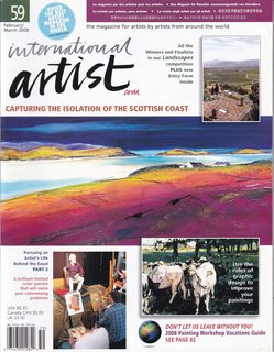 International Artist, Issue #59, February/ March 2008: Capturing the Isolation of the Scottish Coast
