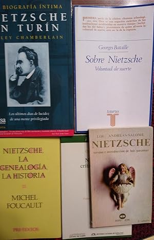 SOBRE NIETZSCHE Voluntad de suerte (CON SUBRAYADOS) + NIETZSCHE (CON SUBRAYADOS) + NIETZSCHE LA G...