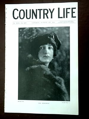 Country Life Magazine. No. 1189, 18th October 1919. OLD BUCKHURST Sussex pt 1., Portrait of Lady ...