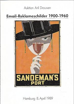 Auktion Aril Drouven Hamburg, Email-Reklameschilder 1900-1960 : 8. April 1989