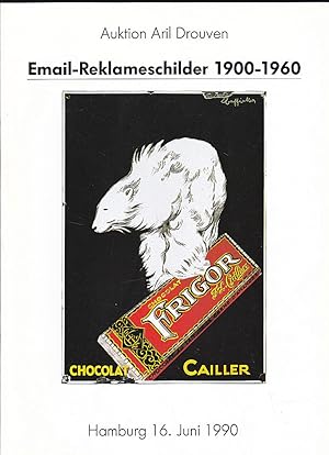 Auktion Aril Drouven Hamburg, Email-Reklameschilder 1900-1960 : 16. Juni 1990