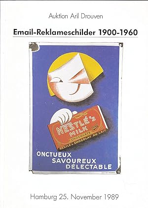 Auktion Aril Drouven Hamburg, Email-Reklameschilder 1900-1960 : 8. November 1989