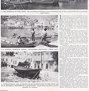 Symi; a Greek Island without Roads. Several pictures and accompanying text, removed from an origi...