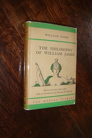 The Philosophy of William James (rare DJ) Modern Library ML # 114
