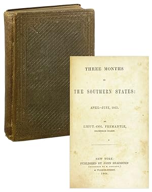 Three Months in the Southern States: April - June, 1863