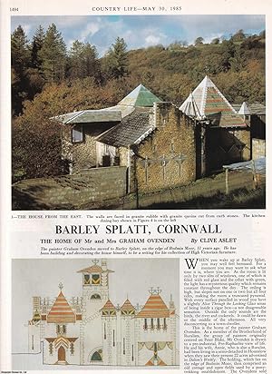 Barley Splatt, Cornwall. The Home of Mr and Mrs Graham Ovenden. Several pictures and accompanying...