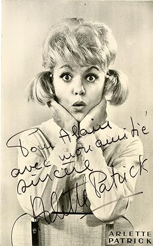 "Arlette PATRICK" Photo originale R.L. Paris dédicacée années 50