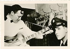 "Bill HALEY et Elvis PRESLEY" Photo d'amateur d'origine privée années 60