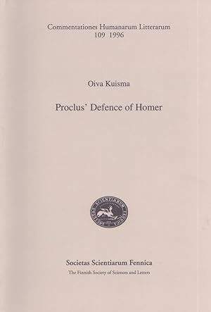 Proclus' Defence of Homer
