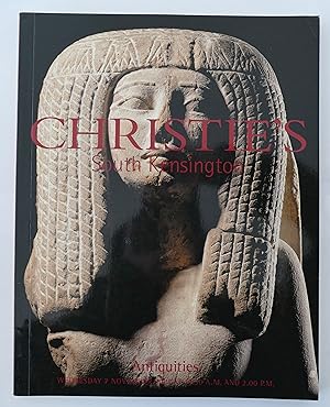 Christie's ANTIQUITIES. South Kensington. WEDNESDAY 7 NOVEMBER 2001