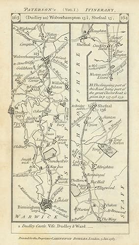 [London to Shrewsbury & Ofweftry by Birmingham, commencing at Meriden with a Continuation of the ...