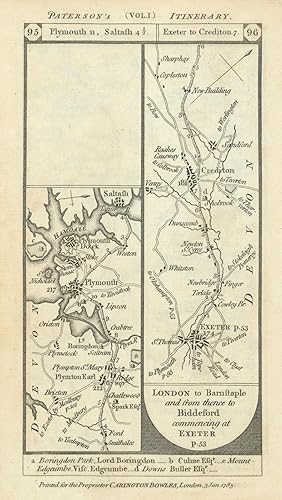 [London to Plymouth commencing at Exeter] : Plympton - Plymouth - Saltash // London to Barnstaple...