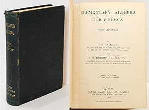 ELEMENTARY ALGEBRA FOR SCHOOLS.
