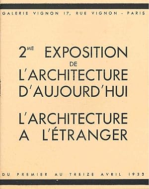 2me Exposition de l'Architecture d'Aujourd'Hui, L'Architecture a l'Étranger [2nd Exhibition of th...