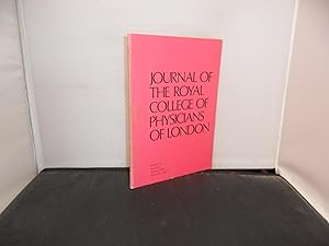 Journal of The Royal College of Physicians of London, October 1978 including"Notes for the Life o...