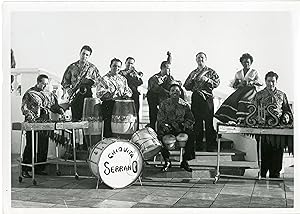"Chiquita SERRANO et son Ensemble Cubain" Photo de presse originale A. TRAVERSO Cannes années 50
