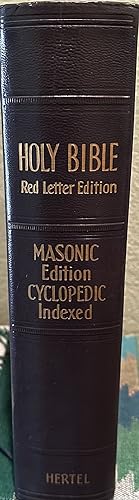 Masonic Edition Cyclopedic Indexed Holy Bible. the New Standard Alphabetical Indexed Bible. Holy ...
