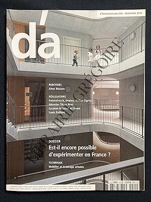 D'A-D'ARCHITECTURES-N°240-NOVEMBRE 2015