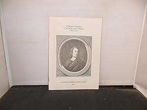 Edward Young Poet of the Night Thoughts (1688-1765) : Catalogue of an exhibition at the Bodleian ...