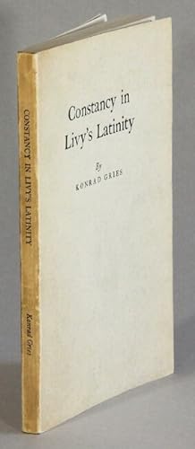 Constancy in Livy's Latinity