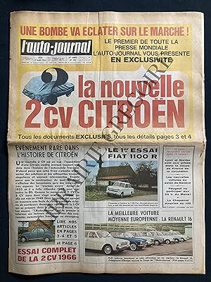 L'AUTO-JOURNAL-N°398-17 MARS 1966-2 CV